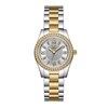 Thumbnail Image 1 of Ladies’ JBW Mondrian 28 1/15 CT. T.W. Certified Diamond and Crystal Accent Two-Tone Watch with Silver-Tone Dial (Model: J6391C)