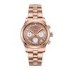 Thumbnail Image 0 of Ladies’ JBW Muse 1/10 CT. T.W. Diamond Rose Gold Plate Chronograph Watch with Mother-of-Pearl Dial (Model: JB-6217-L)