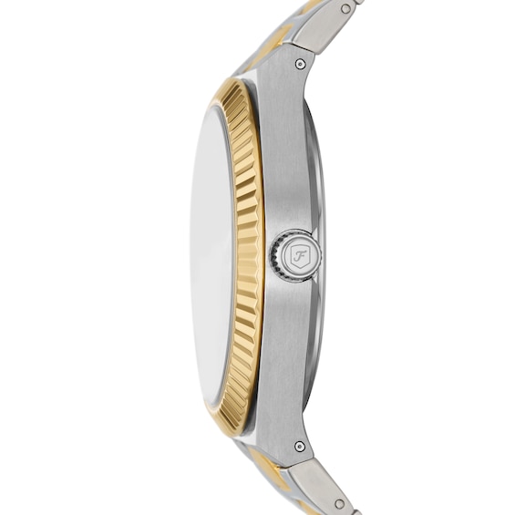 Ladiesâ Fossil Scarlette Two-Tone IP Watch with Genuine Malachite Dial (Model: Es5334)