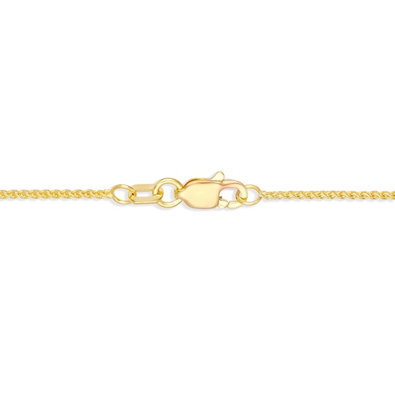 Fleur-de-Lis Cross Pendant in 14K Gold