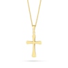 Thumbnail Image 1 of Flared Cross Pendant in 14K Gold