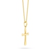 Thumbnail Image 2 of Flared Cross Pendant in 14K Gold