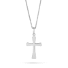 Thumbnail Image 1 of Flared Cross Pendant in 14K White Gold