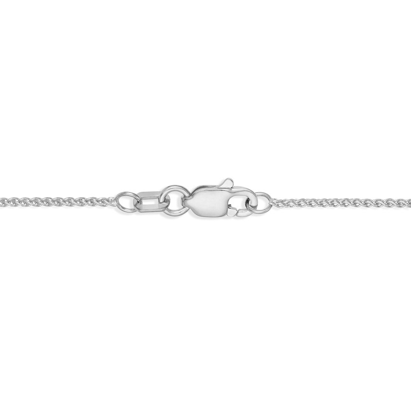 Main Image 3 of Flared Cross Pendant in 14K White Gold