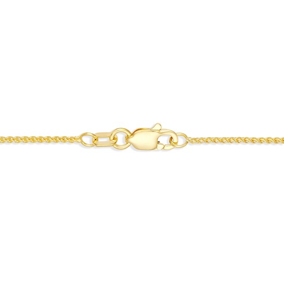 Diamond-Cut Arrow Cross Pendant in 10K Two-Tone Gold
