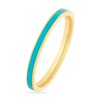 Thumbnail Image 2 of Turquoise Enamel Inlay Ring in 14K Gold