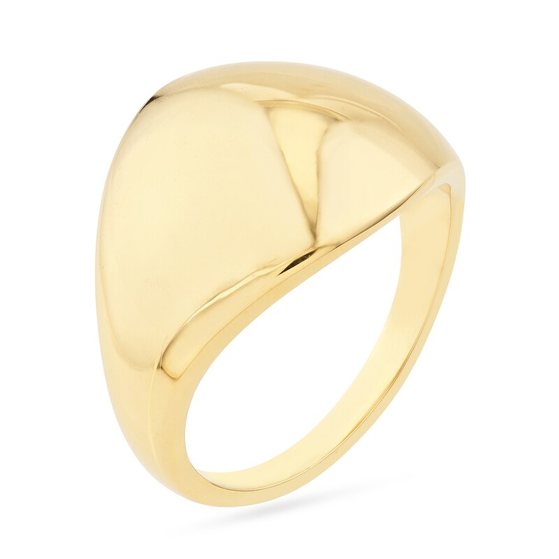 Main Image 2 of Tapered Dome Ring in 14K Gold