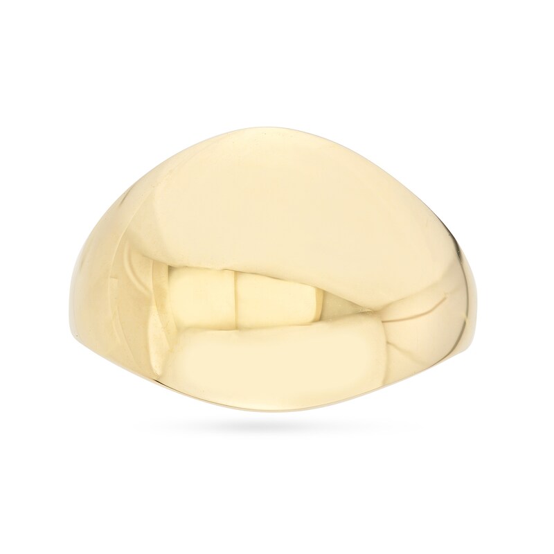 Main Image 3 of Tapered Dome Ring in 14K Gold