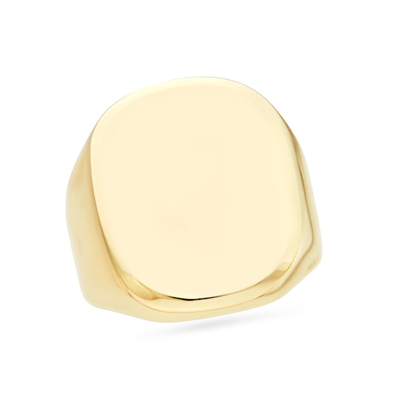 Square Signet Ring in 14K Gold