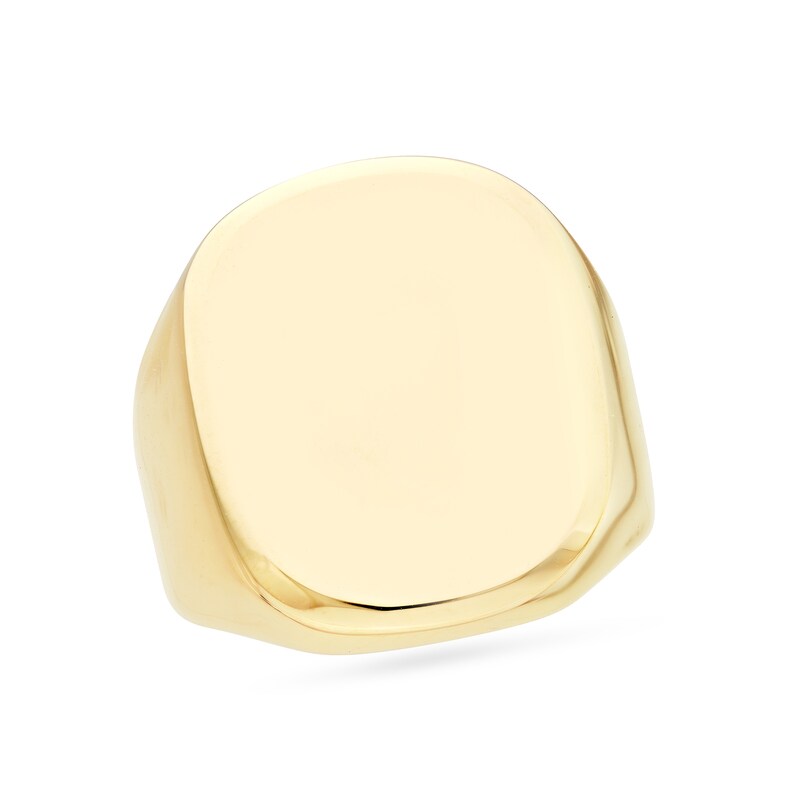 Main Image 1 of Square Signet Ring in 14K Gold