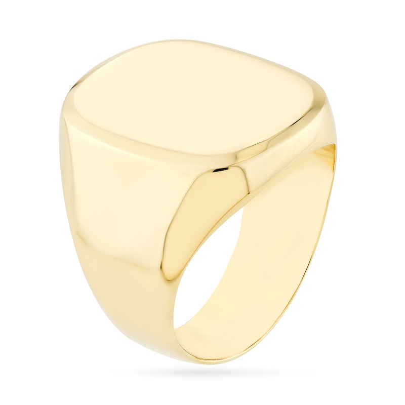 Main Image 2 of Square Signet Ring in 14K Gold