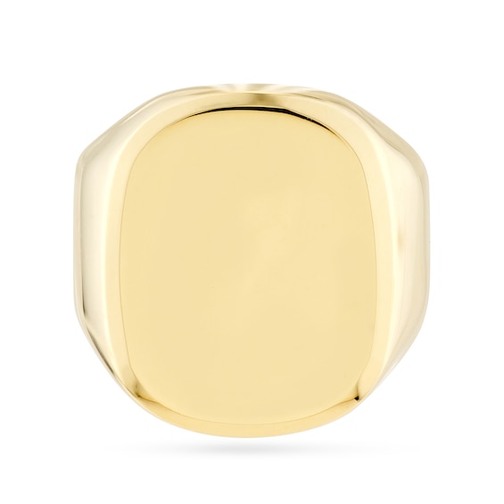 Square Signet Ring in 14K Gold