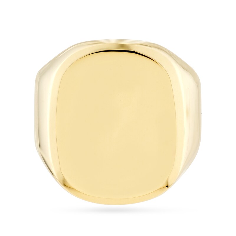 Main Image 3 of Square Signet Ring in 14K Gold