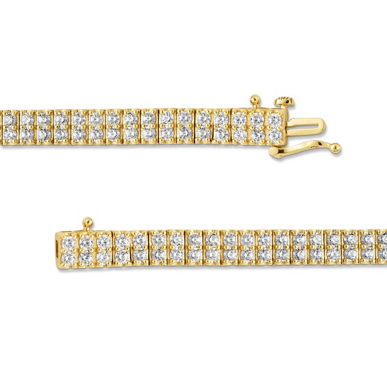 20 CT. T.w. Certified Lab-Grown Diamond Duo Tennis Necklace in 10K Gold (F/Si2) - 22"