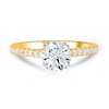 Thumbnail Image 3 of 1-1/3 CT. T.W. Certified Lab-Grown Diamond Engagement Ring in 14K Gold (F/SI2)
