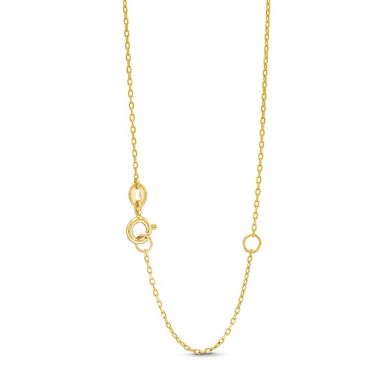 7.0mm Natural Black Sapphire and White Lab-Created Sapphire Split Bail Pendant in Sterling Silver with 18K Gold Plate