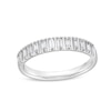 Thumbnail Image 1 of 1/3 CT. T.W. Baguette Diamond Thirteen Stone Anniversary Band in 14K White Gold