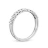 Thumbnail Image 3 of 1/3 CT. T.W. Baguette Diamond Thirteen Stone Anniversary Band in 14K White Gold