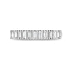 Thumbnail Image 4 of 1/3 CT. T.W. Baguette Diamond Thirteen Stone Anniversary Band in 14K White Gold