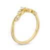 Thumbnail Image 3 of 1/6 CT. T.W. Diamond Contour Leaf Vine Anniversary Band in 10K Gold