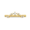 Thumbnail Image 4 of 1/6 CT. T.W. Diamond Contour Leaf Vine Anniversary Band in 10K Gold