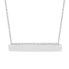 Thumbnail Image 1 of Engravable Name Sliding Bar Pendant in Sterling Silver (1 Line)