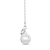 Thumbnail Image 2 of Enchanted Disney Majestic Princess Diamond Accent Castle in Glass Dome Pendant in Sterling Silver and 10K Rose Gold