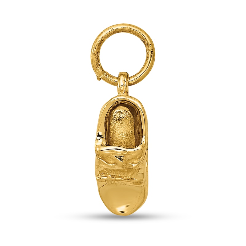 Main Image 1 of Baby Shoe Charm in Solid 14K Gold