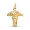 Thumbnail Image 1 of Caduceus Medical Symbol Charm in Solid 14K Gold