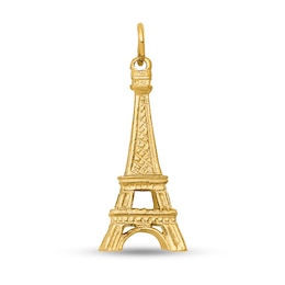 3-D Eiffel Tower Charm in Hollow 14K Gold