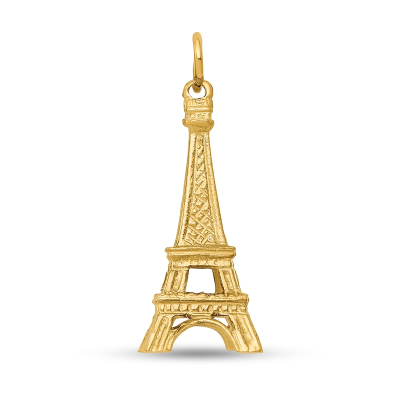 Main Image 1 of 3-D Eiffel Tower Charm in Hollow 14K Gold