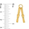 Thumbnail Image 2 of 3-D Pair of Skis Charm in Solid 14K Gold