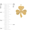 Thumbnail Image 2 of Shamrock Charm in Solid 14K Gold