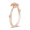 Thumbnail Image 2 of Enchanted Disney Belle Diamond Accent Rose Ring in 10K Rose Gold