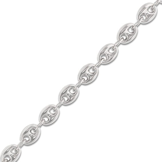 7.8mm Puffy Mariner Chain Bracelet in Hollow Sterling Silver - 7.5"