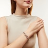 Thumbnail Image 2 of 15.0mm Pear-Shaped Link Chain Bracelet in Hollow Sterling Silver - 8.25"