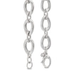 Thumbnail Image 3 of 15.0mm Pear-Shaped Link Chain Bracelet in Hollow Sterling Silver - 8.25"