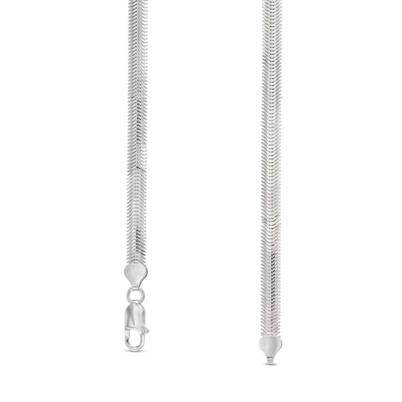 6.3mm Diamond-Cut Snake Chain Necklace in Hollow Sterling Silver - 18"