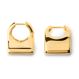PDPAOLA™ at Zales 20.0mm Ibiza Hoop Earrings in Sterling Silver with 18K Gold Plate
