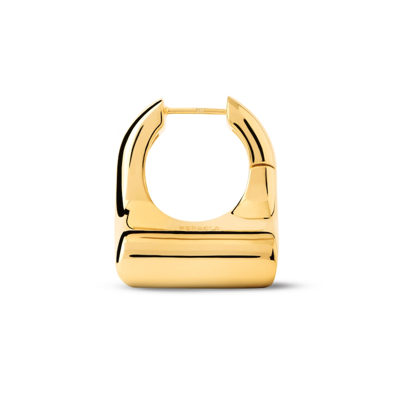 Main Image 4 of PDPAOLA™ at Zales 20.0mm Ibiza Hoop Earrings in Sterling Silver with 18K Gold Plate