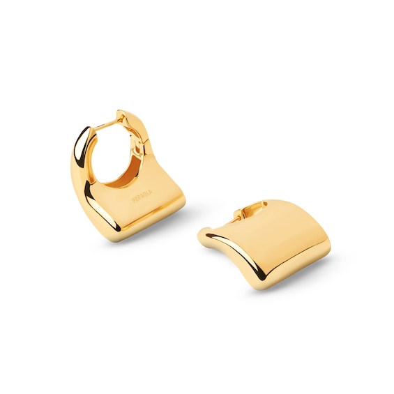 PDPAOLAâ¢ at Zales 20.0mm Ibiza Hoop Earrings in Sterling Silver with 18K Gold Plate