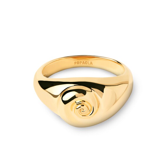 PDPAOLAâ¢ at Zales Shell Ring Sterling Silver with 18K Gold Plate