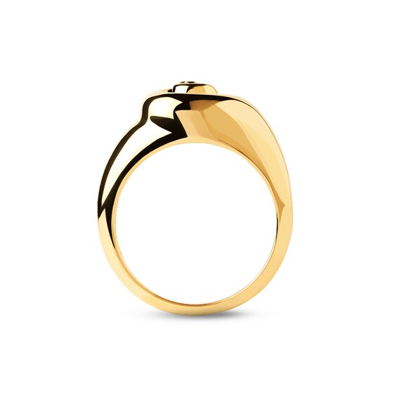 PDPAOLAâ¢ at Zales Shell Ring Sterling Silver with 18K Gold Plate