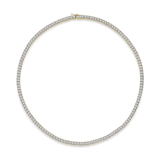 10 CT. T.W. Lab-Grown Diamond Tennis Necklace in 10K Gold (F/SI2) - 20”