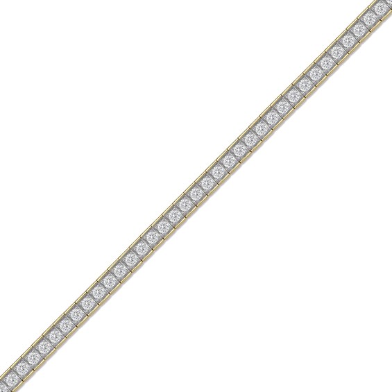 10 CT. T.w. Certified Lab-Grown Diamond Tennis Necklace in 10K Gold (F/Si2) - 20â
