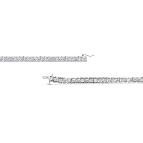 5 CT. T.w. Certified Lab-Grown Diamond Tennis Bracelet in 10K White Gold (F/Si2) - 8.5â