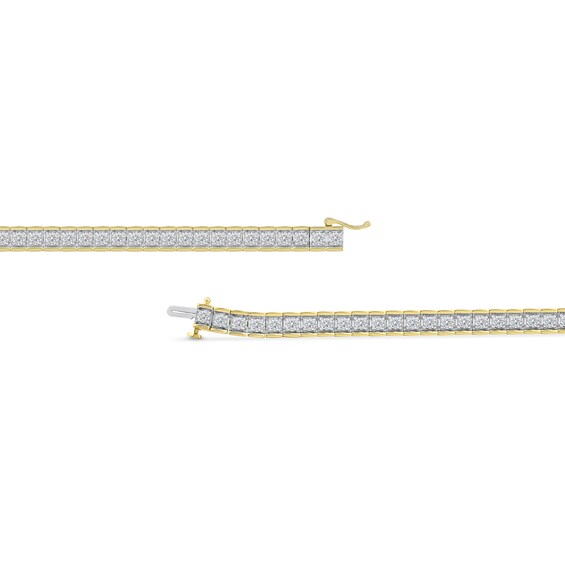 5 CT. T.w. Certified Lab-Grown Diamond Tennis Bracelet in 10K Gold (F/Si2) - 8.5â