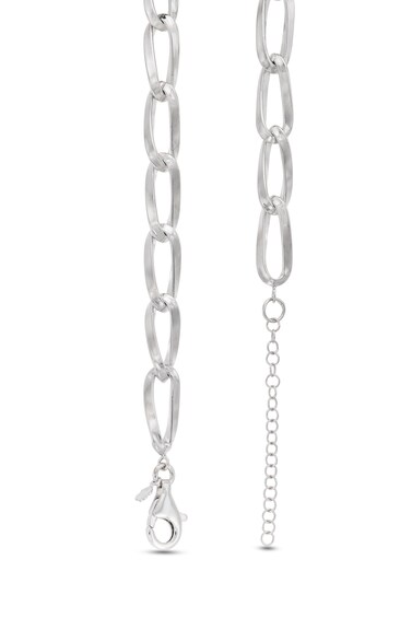 9.5mm Oval Twist Curb Chain Necklace in Hollow Sterling Silver - 19.5"