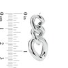 Thumbnail Image 3 of Graduated Chain Link Drop Earrings in Hollow Sterling Silver