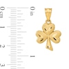 Thumbnail Image 2 of Shamrock Necklace Charm in Solid 14K Gold